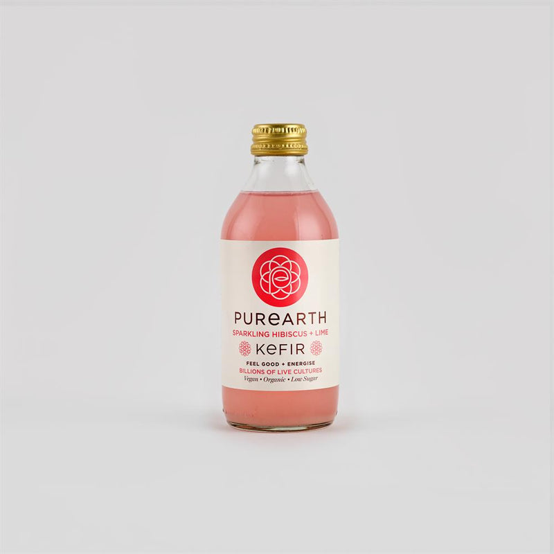 Organic Hibiscus & Lime Sparkling Water Kefir 270ml