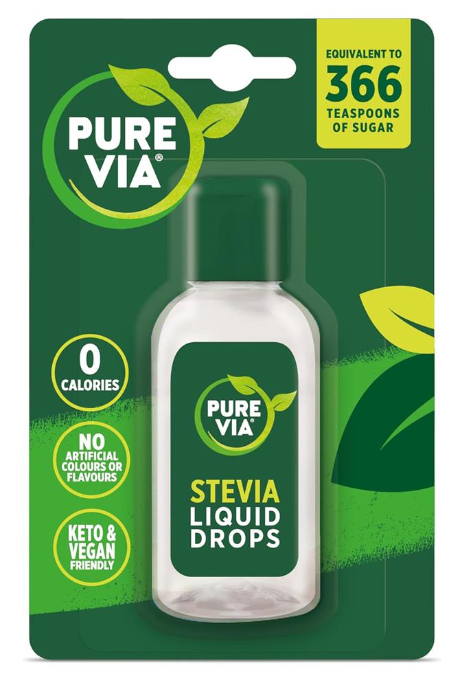 Pure Via Stevia Liquid Drops 55ml