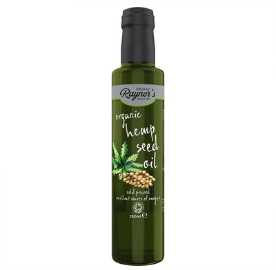 Organic Cold Pressed Hemp Seed Oil 250ml