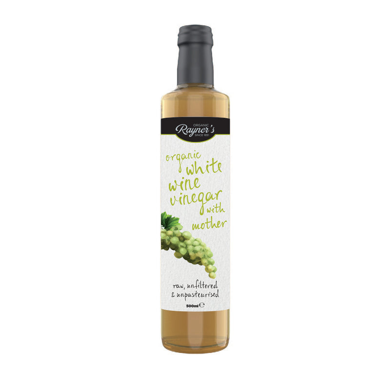 Organic White Wine Vinegar with Mother 500ml