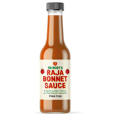 Raja Bonnet Fyah Fyah Sauce - Fresh Scotch Bonnet Kesar Mango & Spices 250ml