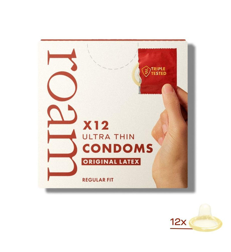 Roam Skin Tone Condoms Original Latex 12x Pack