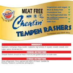 Tempeh Rashers 120g