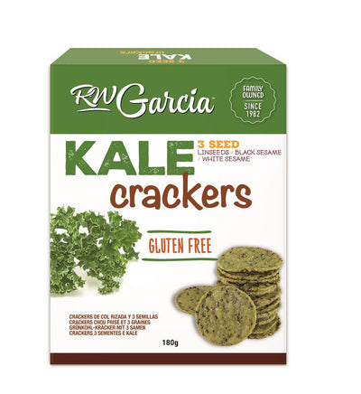 3 Seed Kale Crackers 180g