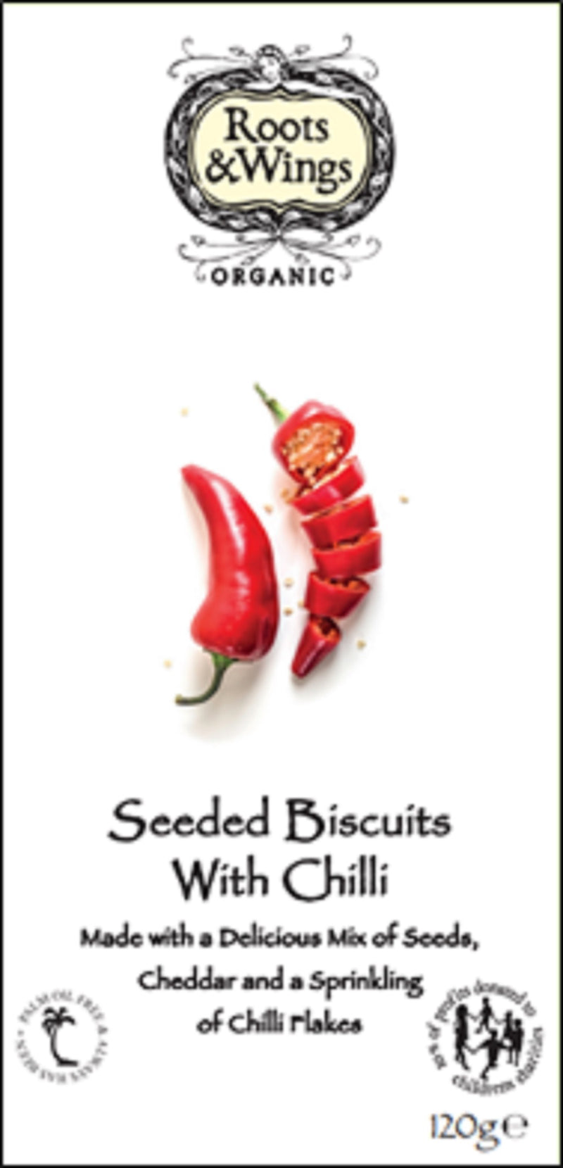 Organic Seeded Biscuits with Chilli 120g