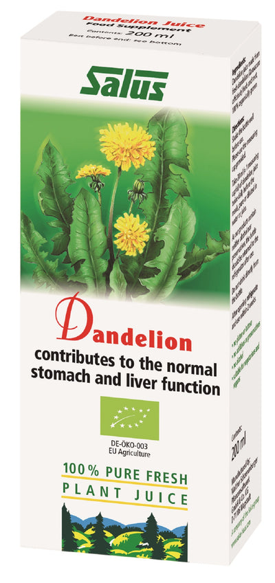 Dandelion Organic Fresh Plant Juice 200ml