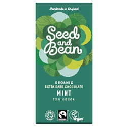 Org Extra Dark Mint Bar 75g