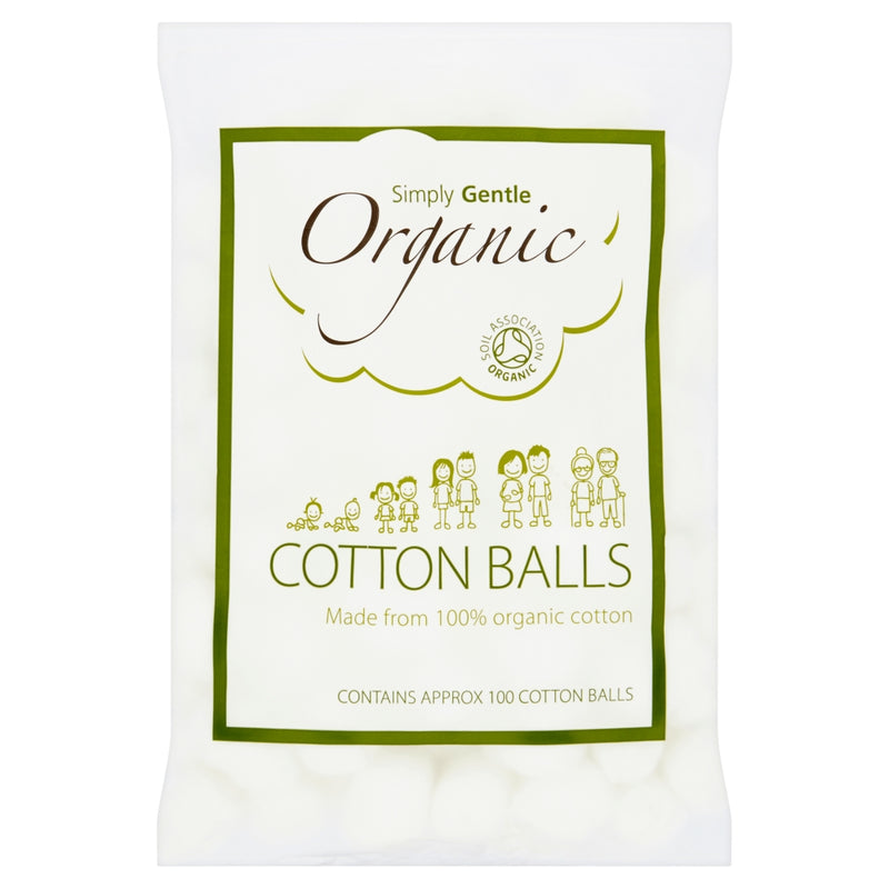 Organic Cotton Balls 100 Balls