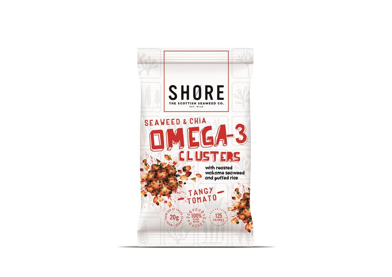 Seaweed & Chia Omega-3 Clusters - Tangy Tomato 30g