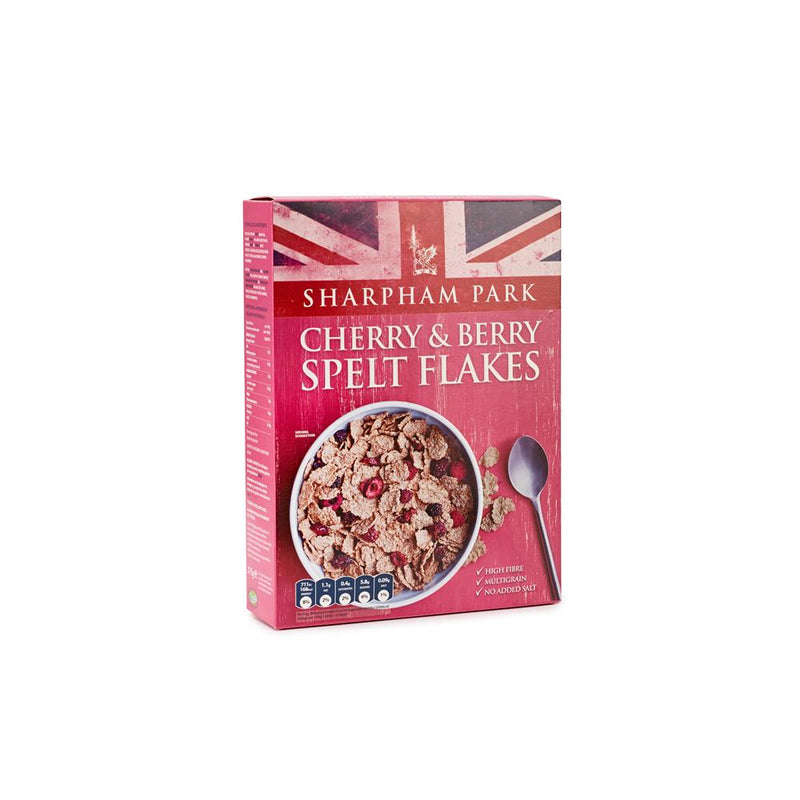 Spelt flakes with Cherries, Blackberries and Raspberries