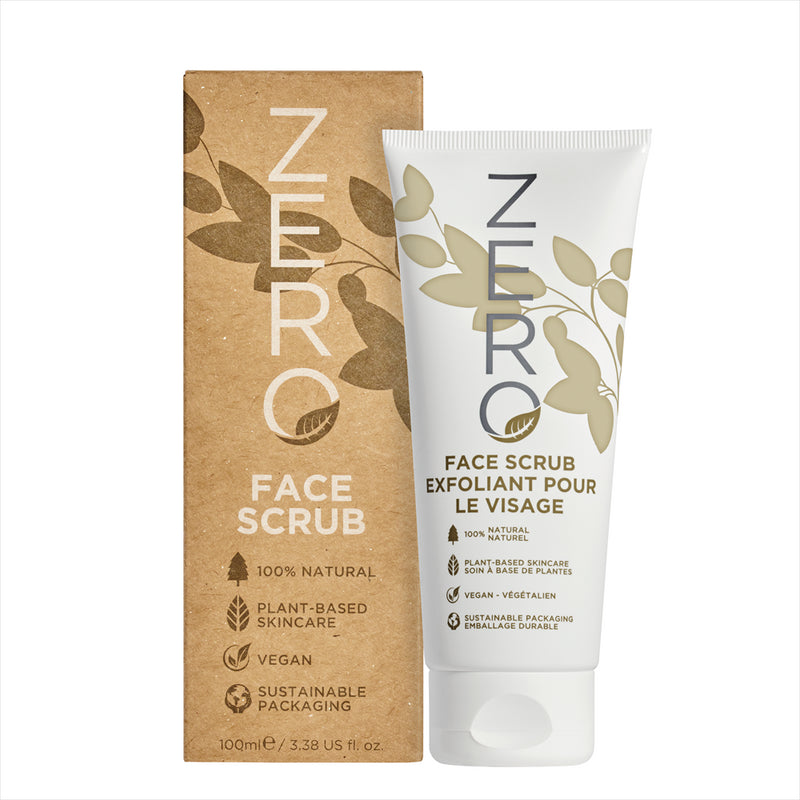 ZERO 100% Natural Invigorating Face Scrub 100ml