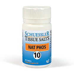 No 10 Nat Phos Tissue Salts 125 Tabs