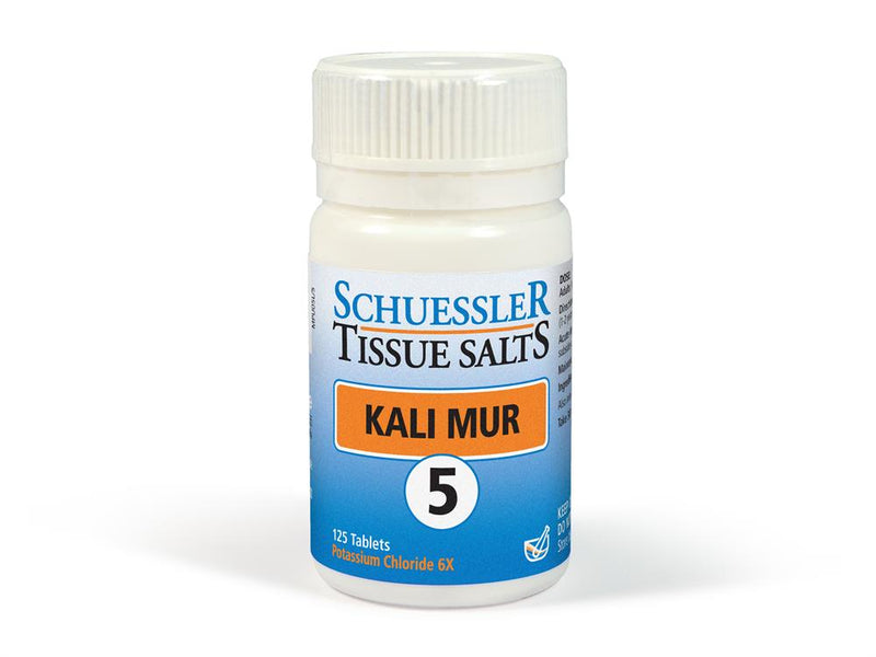 No 5 Kali Mur Tissue Salts 125 Tabs