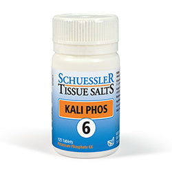 No 6 Kali Phos Tissue Salts 125 Tabs