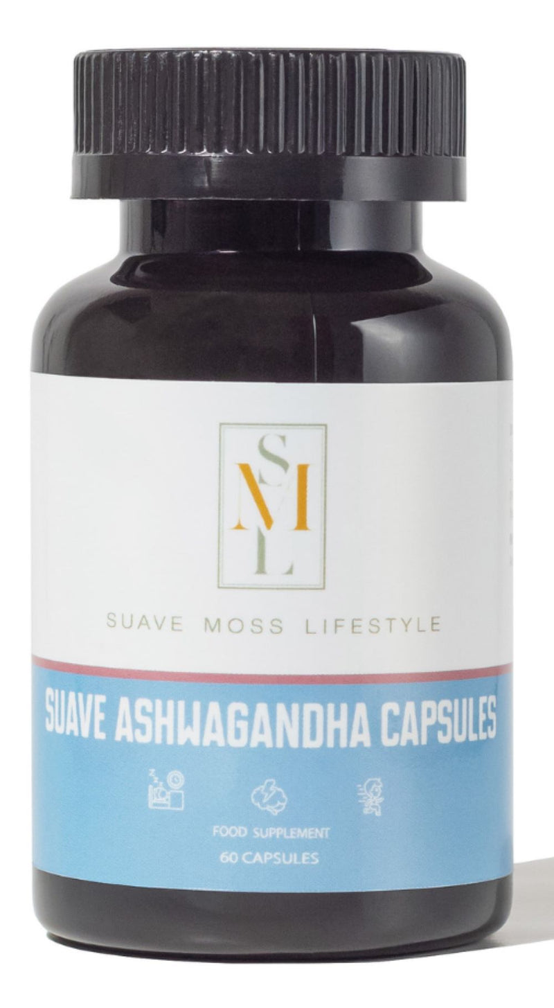 Suave Ashwagandha Capsules | Vegan GMO-Free Gluten Free 60caps