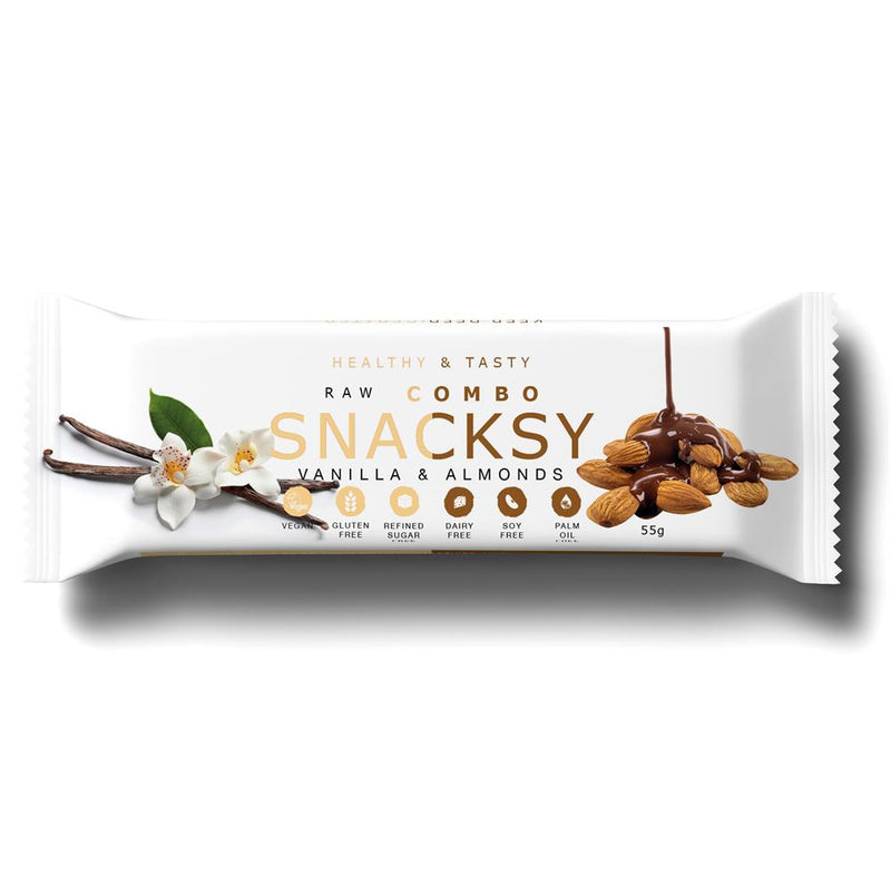 Raw Combo Vanilla and Almonds Bar 55g