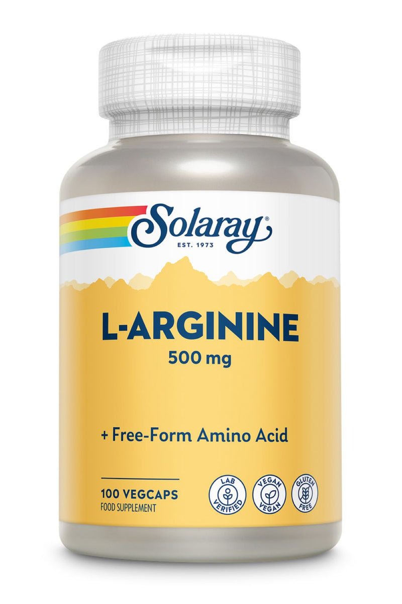 L-Arginine Free Form 500mg 100 Vcaps