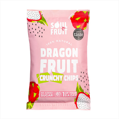 Freeze Dried Dragon Fruit Crisps 20g