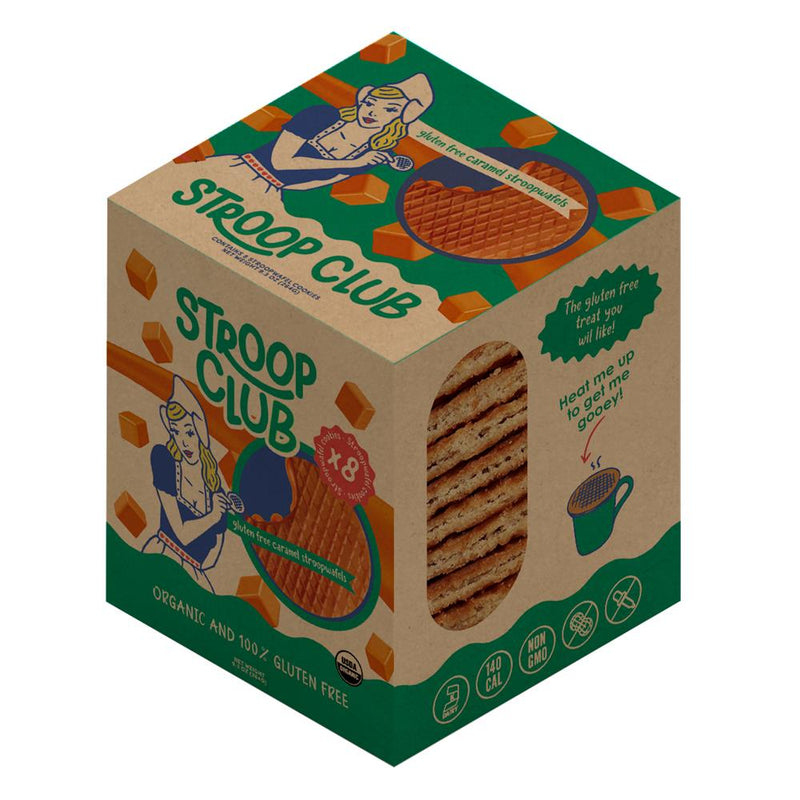 Traditional Caramel Gluten Free Stroopwafel 8-pack 264g