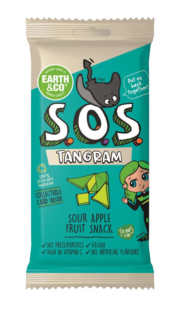 Sour Apple Dried Fruit Tangram 20g