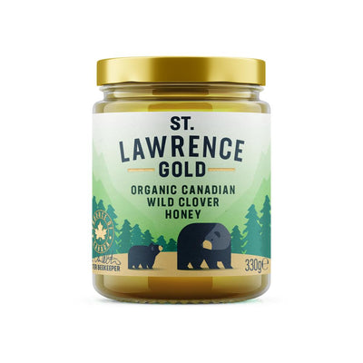 Pure Organic Wild Clover Honey 330g