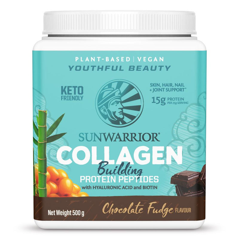 Collagen Building Protein Peptides Chocolate Fudge 500g