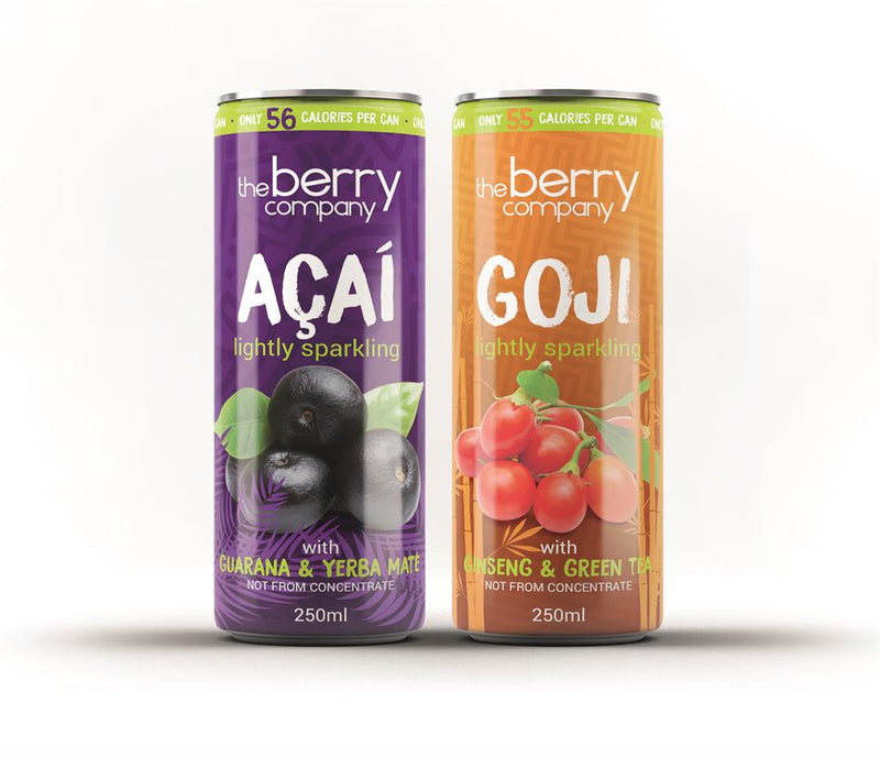 Sparking Acai juice with added yerba mate & guaranna 250ml