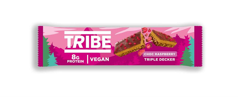 Triple Decker Chocolate Raspberry Plant Protein Bar 40g