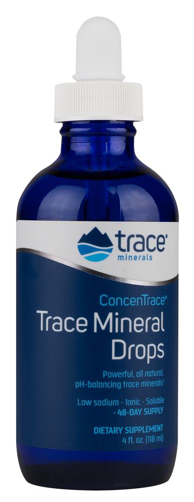 Low Sodium ConcenTrace Trace Mineral Drops-Glass 118ml