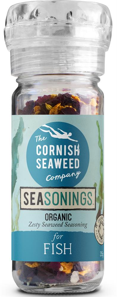 Zesty organic seaweed seasoning for fish dishes - 33g