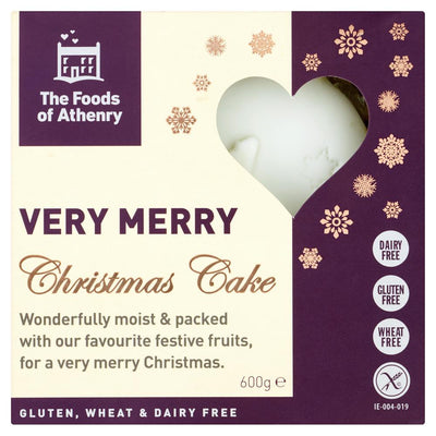 GF Iced Christmas Cake 600g