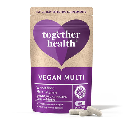 Together Vegan Multi Vit & Mineral - Food Supplement 60 Caps