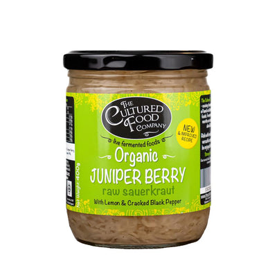 Juniper Berry Lemon and Cracked Black Pepper Sauerkraut 400g