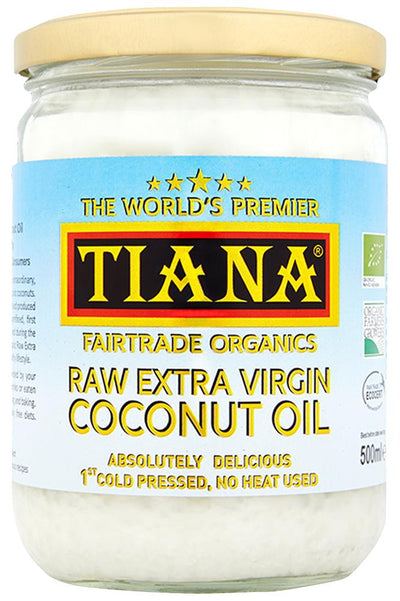 TIANA Fairtrade Organics Raw Extra Virgin Coconut Oil UK no.1