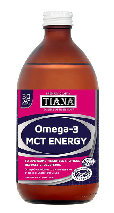 TIANA Fairtrade Organics MCT Oil with Omega 3 Premium Quality