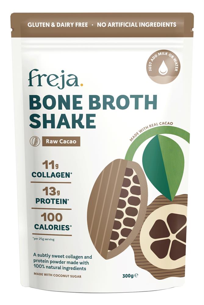 Freja Bone Broth Shake 300g - Cacao