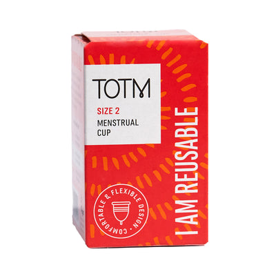 TOTM Menstrual Cup - Size 2 43mm diameter Case of 6