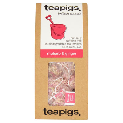 rhubarb & ginger 15 tea temples