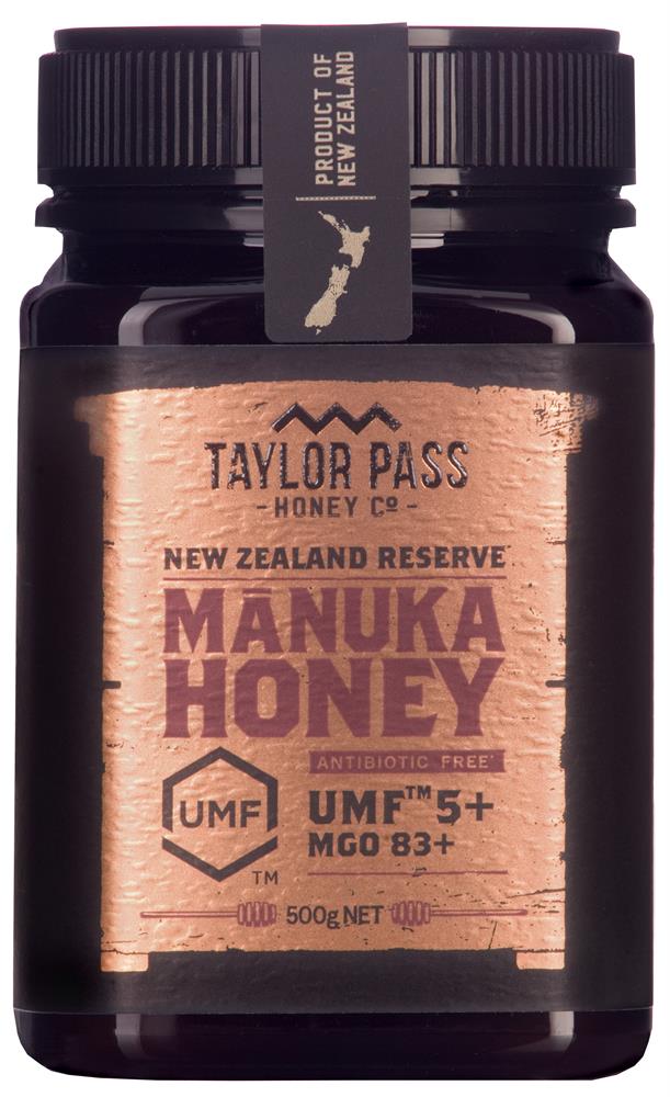 Taylor Pass Manuka Honey UMF5+/MGO83 500g