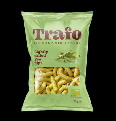 Organic Pea Flips Lightly Salted 75g