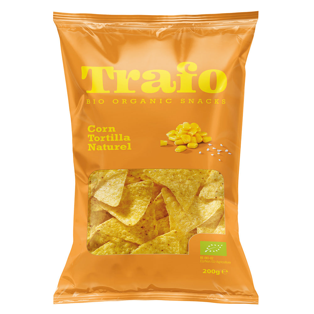 Organic Tortilla Chips Natural 200g (Sold in multiple of 10)