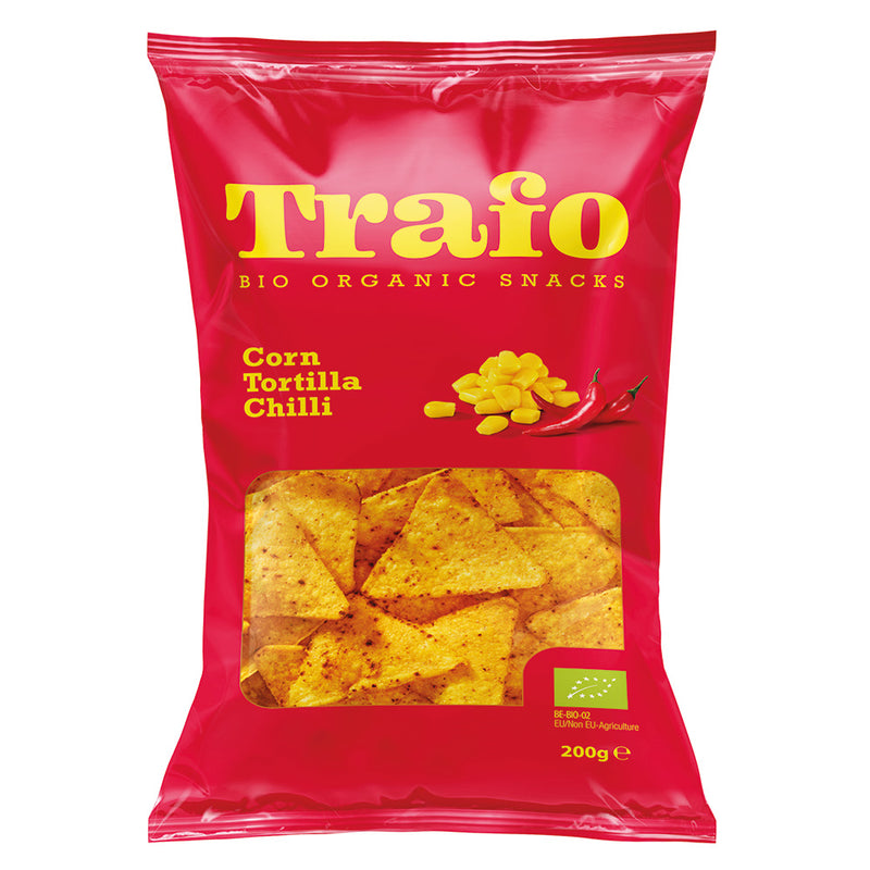 Organic Tortilla Chips Chilli 200g