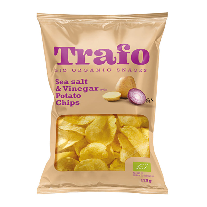 Organic Classic Salt & Vinegar Crisps 125g