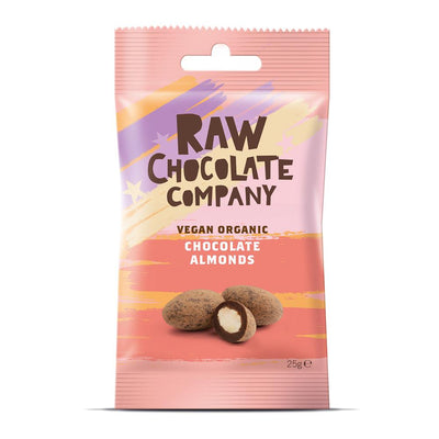 Organic Raw Chocolate Almonds 25g