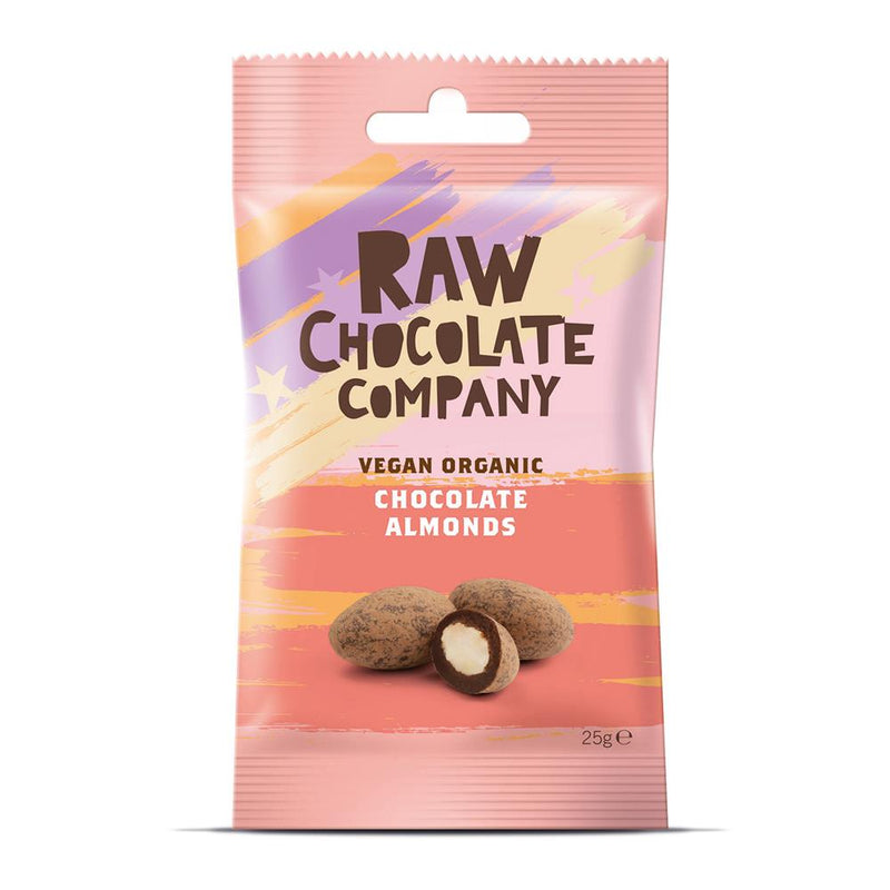 Organic Raw Chocolate Almonds 25g