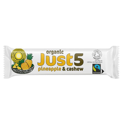 Vegan Organic Pineapple & Cashew Bar 40g