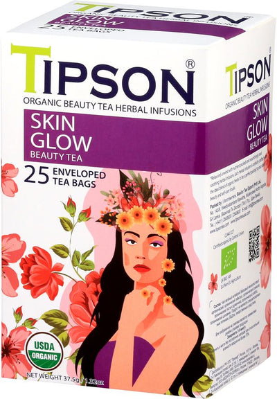 Organic Beauty Skin Glow Tea 37.5g 25 Tea Bags