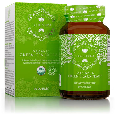 Green Tea: Organic Natural Vegan Ethical Non-GMO 60 capsules