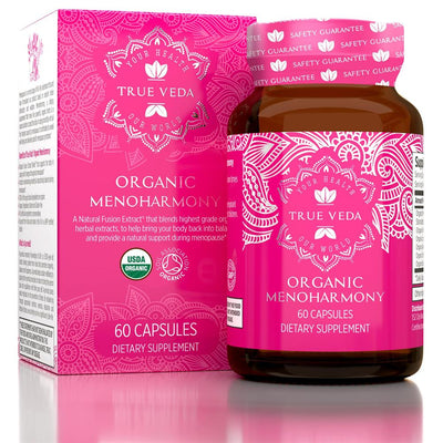MenoHarmony: Organic Natural Vegan Ethical Non-GMO 60 capsules