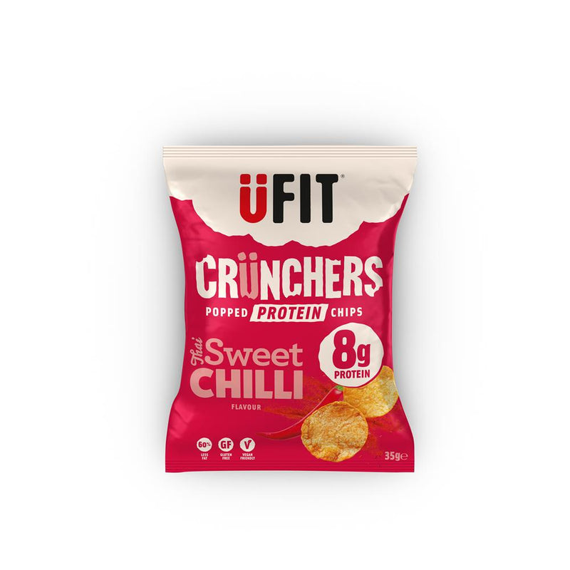 UFIT Crunchers High Protein Popped Chips - Thai Sweet Chilli 35g